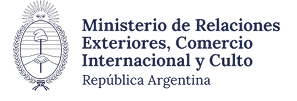 Ministerio de relaciones exteriores, comercio internacional y culto Logo